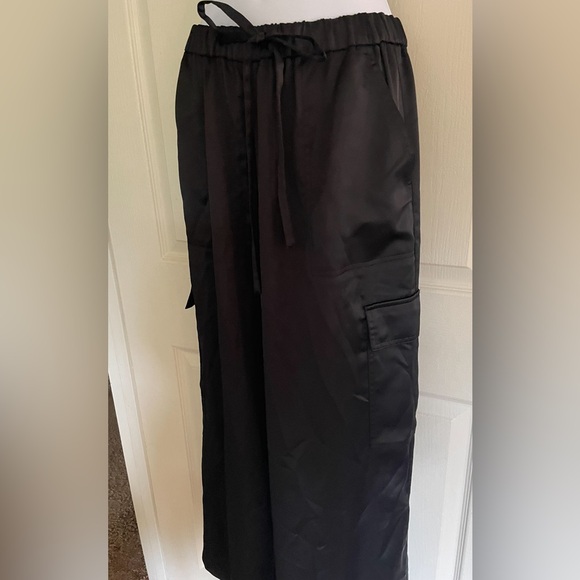 Open edit satin cargo pants NWOT - Picture 3 of 6
